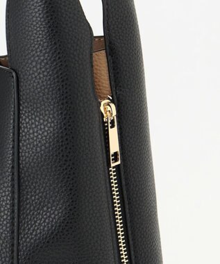 LA BAGAGERIE コンビカラー　ライトウェイトトート ブラック