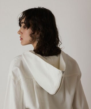 GRACE CONTINENTAL フードジップデニムジャケット キナリ