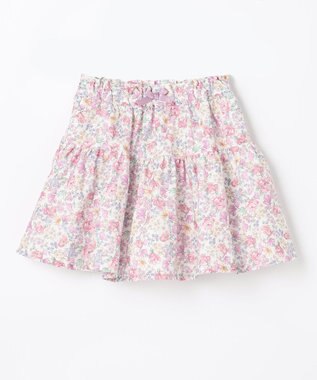 ANY KIDS 総柄スカパン ピンク系×花柄