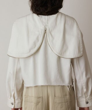 GRACE CONTINENTAL フードジップデニムジャケット キナリ