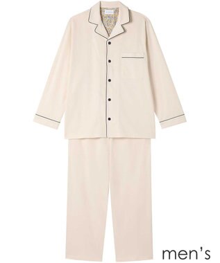 une nana cool 【綿100％】やわらか天竺メンズパジャマ　ＭＡＤＥ　ＷＩＴＨ　ＬＩＢＥＲＴＹ　ＦＡＢＲＩＣ CR