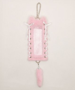 WEGO 【痛バ＆推し活グッズ】なりきりネコロングフォトケースキーホルダ－