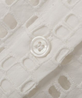 AMERICAN HOLIC 刺繍ショート半袖シャツ Off White