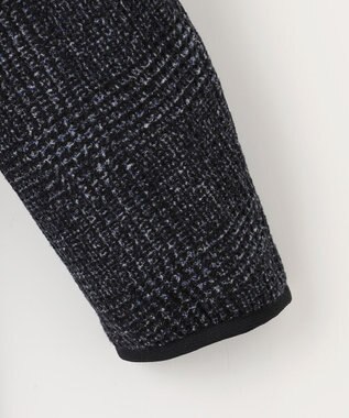 JOSEPH ABBOUD 【キング・洗える/リバーシブル/まるでニット】ツィーディーフリース ジャケット ネイビー系