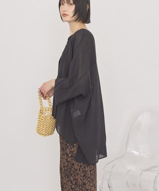 AMERICAN HOLIC Vネックポンチョシャツ Dark Navy