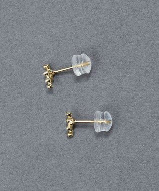 Phoebe 〈金属アレルギー対応〉タイニーコスモビジューピアス　小粒/小さい/小さめ/セカンドホール ゴールド