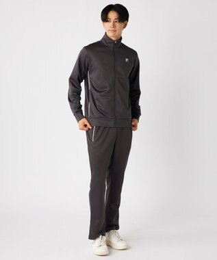 FILA GOLF／marie claire 【FILA GOLF】スタンドジップブルゾン チャコールグレー