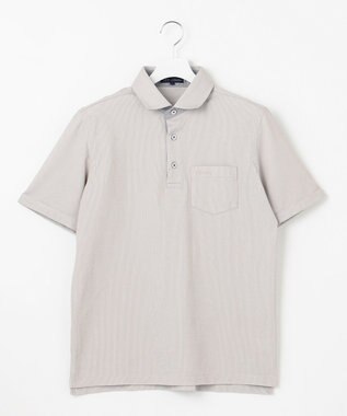 23区GOLF ギフトにもお勧め！【WEB限定】ベーシックポロシャツ ライトグレー系