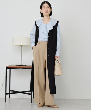 AMERICAN HOLIC 【イージーケア】ジレワンピース Gray Mixture