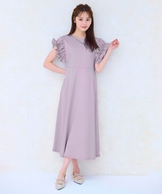 【洗える】ドレスシルエット カットソー ワンピース