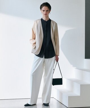 ICB シェルタリングドライオックス ワイドパンツ オフホワイト