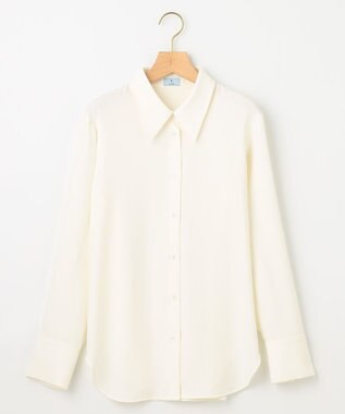 組曲 ポインテッドカラーボウタイ ブラウス アイボリー系