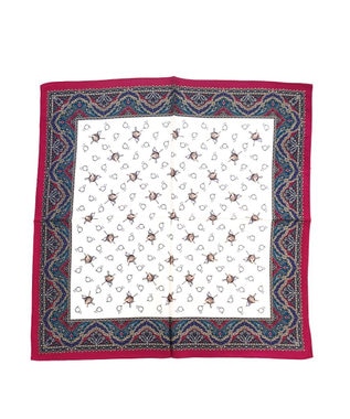 Marca 【伝統横濱スカーフ】ホルン  小判 シルクツイル スカーフ