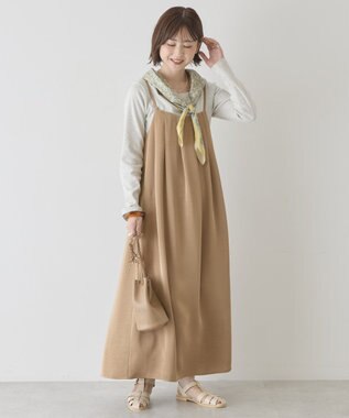 AMERICAN HOLIC タックサテンキャミワンピース