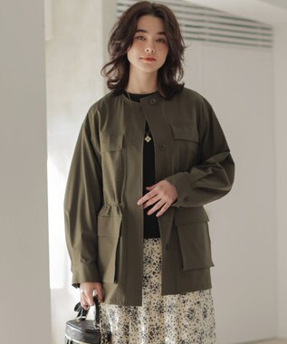 組曲 【先行予約】リップストップ ジャケット カーキグレー系