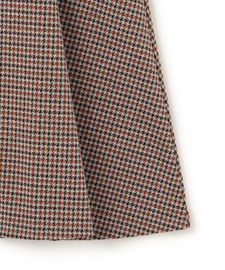 J.PRESS YORK STREET 【WOMEN】チェックジャガード スカート ブラウン系3
