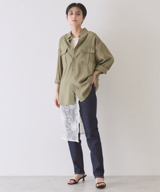 AMERICAN HOLIC ミリタリーシャツ Khaki