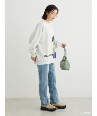 Green Parks Villains／フロントアート裏毛プルオーバー Oatmeal