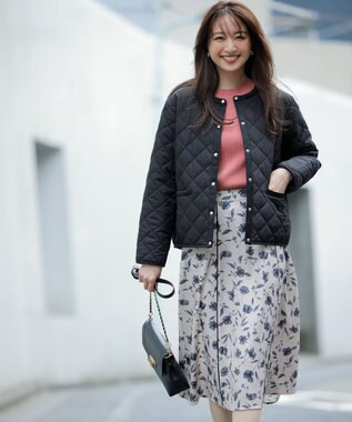 ANY SIS 【CICA加工】ケーブルポイント ニット サーモンピンク