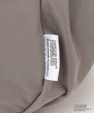 Y'SACCS SNOOPYデザイン サイドギャザー2wayトート　Sサイズ(レインボー） グレー