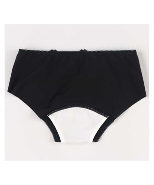 AMPHI 【sweet web掲載】 サニタリーショーツ 【BRAGENIC ブラジェニック 脇高細見えタイプ】羽付きナプキン対応 BMI353とペア 吸汗速乾(後ろ身頃) 生理用ショーツ PMI053 アンフィ／ワコール ブラック系