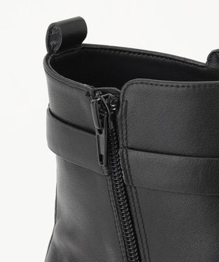 J.PRESS LADIES ベルト ショート ブーツ ブラック系