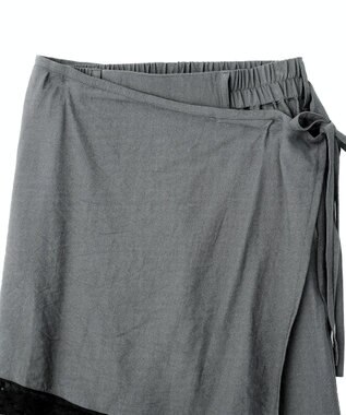 Green Parks ラップ付きパンツ Gray