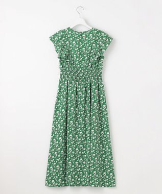 Feroux 【美人百花7月号掲載】フラワープリント ワンピース グリーン系9
