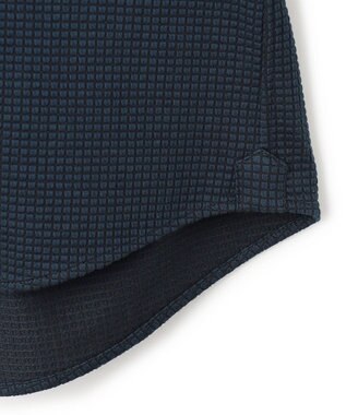 JOSEPH HOMME コンフォートクリアギンガム　ウイングカラーシャツ ネイビー系