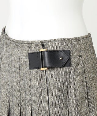 R(アール)】ウールラメ タックラップスカート / 23区 | ファッション