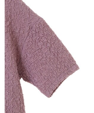 earth music&ecology ホイップ風ジャガードプルオーバー Pink