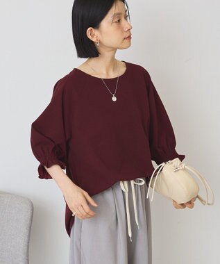 AMERICAN HOLIC 【先行予約】【WEB限定】マルチ機能：袖ボリュームプルオーバー Bordeaux