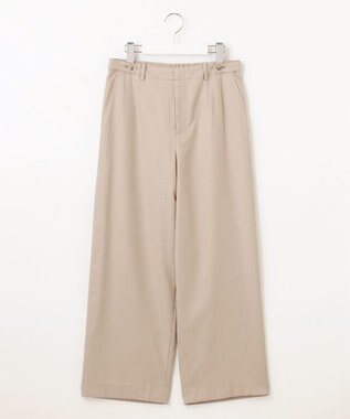 J.PRESS LADIES 【セットアップ対応・洗える・UVケア・速乾】 OXIJEWELストレッチ セミワイド パンツ ベージュ系