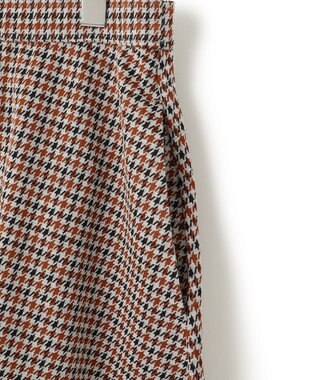 J.PRESS YORK STREET 【WOMEN】チェックジャガード スカート ブラウン系3