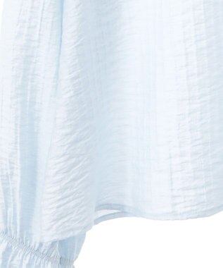 earth music&ecology ２ＷＡＹスクエアラッフルカラーブラウス Sax