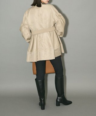 Green Parks ＭＡ－１ペプラムブルゾン Beige