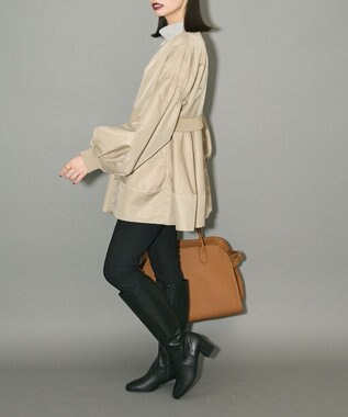 Green Parks ＭＡ－１ペプラムブルゾン Beige