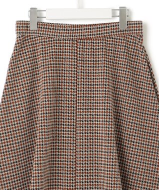 J.PRESS YORK STREET 【WOMEN】チェックジャガード スカート ブラウン系3