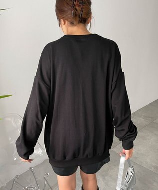 WEGO ナンバリングゲームプルオーバー ブラック