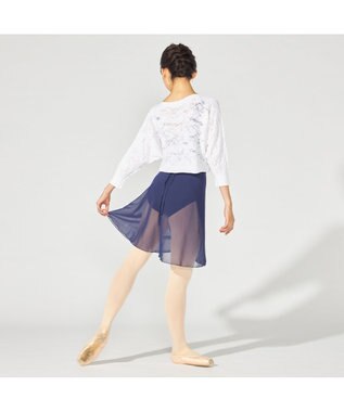 Chacott 【ノーソーイングニット】イージーフィットレーシーニットトップ ホワイト