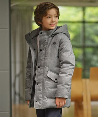 J.PRESS KIDS 【110-130cm】ウールライクヘリンボーン コート グレー系