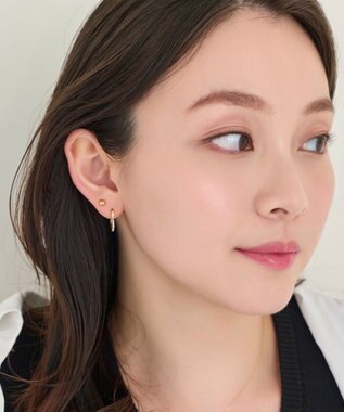 Phoebe 【金属アレルギー対応】パフィーハートピアス　ゴールド/サージカルステンレス ゴールド