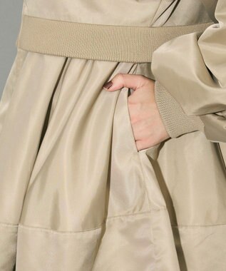 Green Parks ＭＡ－１ペプラムブルゾン Beige