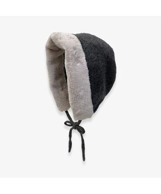 林八百吉商店 un chapeau アンゴラバラクラバ オフブラック