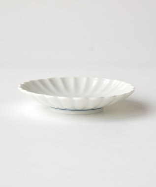 たち吉 【たち吉】白菊　小皿〈5枚〉 美濃焼 ホワイト×ホワイト