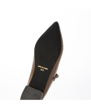 MODE ET JACOMO <carino>【レイン対応】配色ベルトメリージェーン オーク