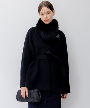 23区 【APPLAUDIR】クリスタルブローチ シルバー系