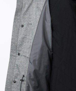 JOSEPH ABBOUD MOUNTAIN 【UNISEX】ホットピアスラブジャガードカモ コート ライトグレー系