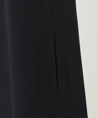 23区 【R(アール)】スキューバダブルクロス ティアードワンピース ブラック系