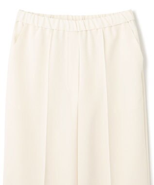 JOSEPH 【洗える】スムースジョーゼット　キャロットトラウザーズ Ecru